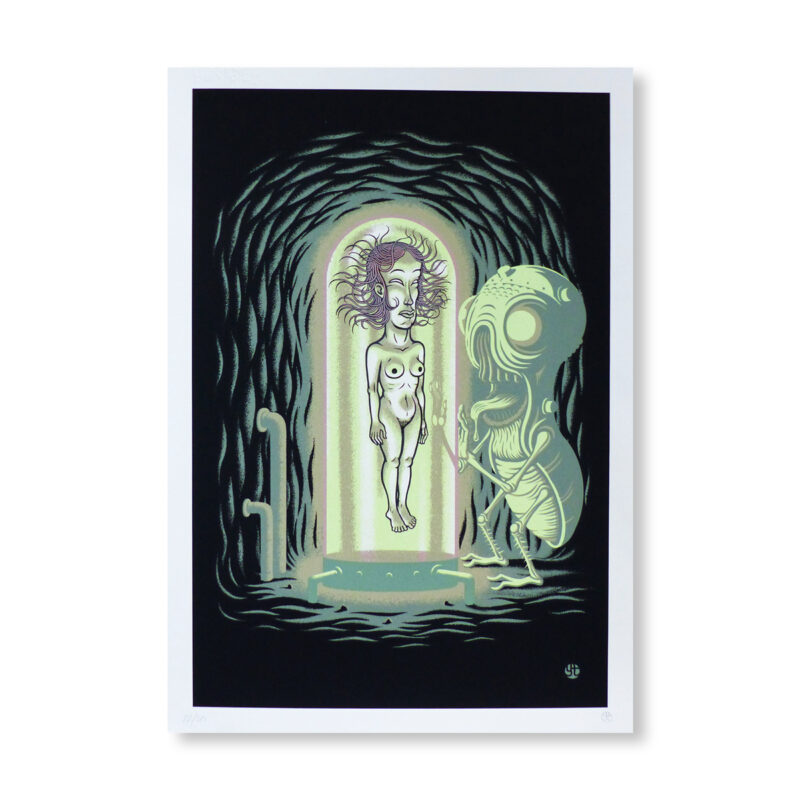 IDYLLE (phosphorescent) - sérigraphie | Yann Taillefer