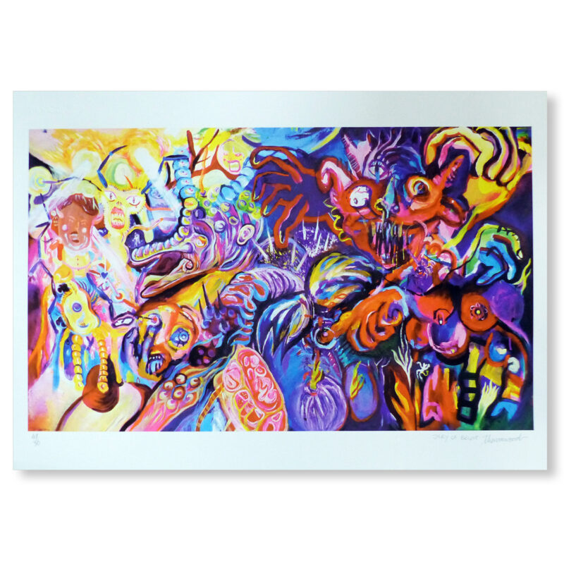 JERÔME MOSCH - sérigraphie | Theo VonWood & Jaky La Brune