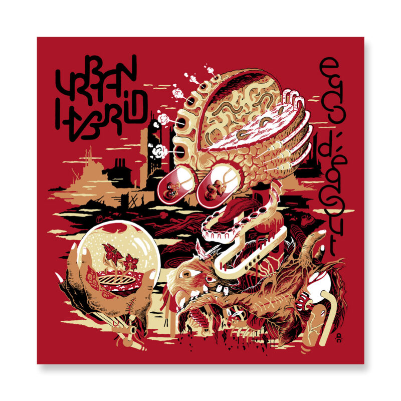 URBAN HYBRID - sérigraphie | Aude carbone