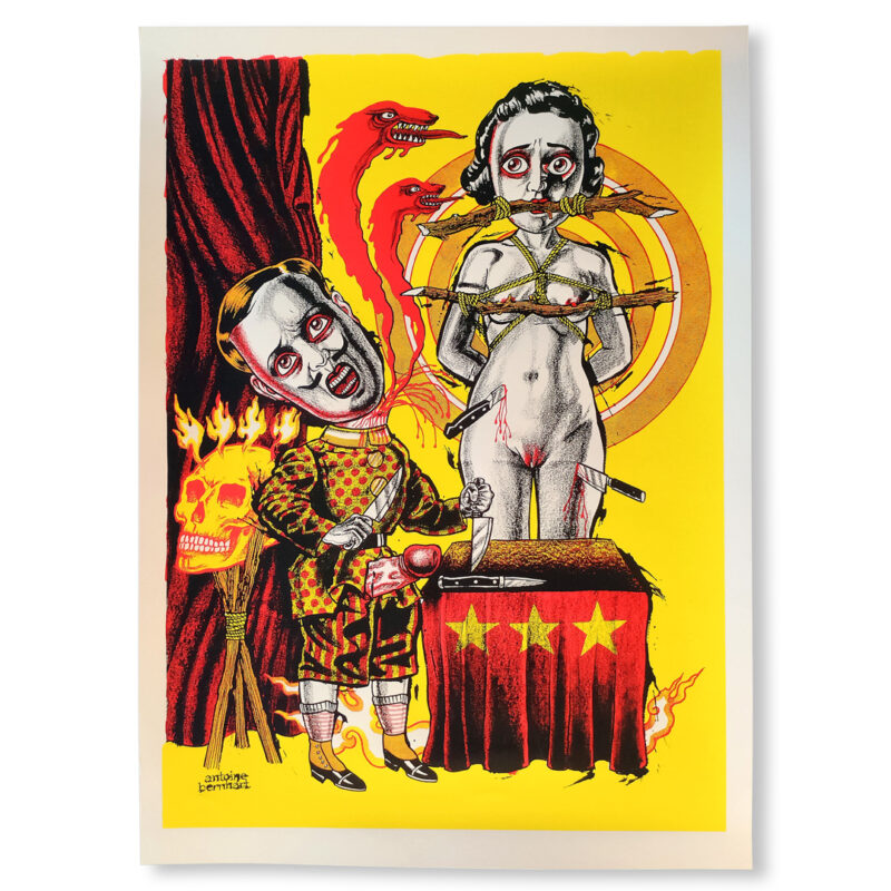 Prévente :: LET IT BLEED - sérigraphie | Antoine Bernhart