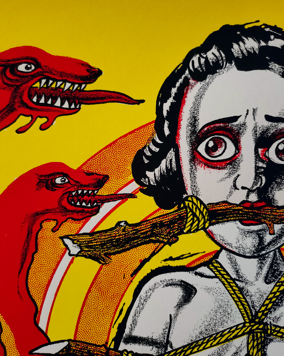 Prévente :: LET IT BLEED - sérigraphie | Antoine Bernhart – Image 4